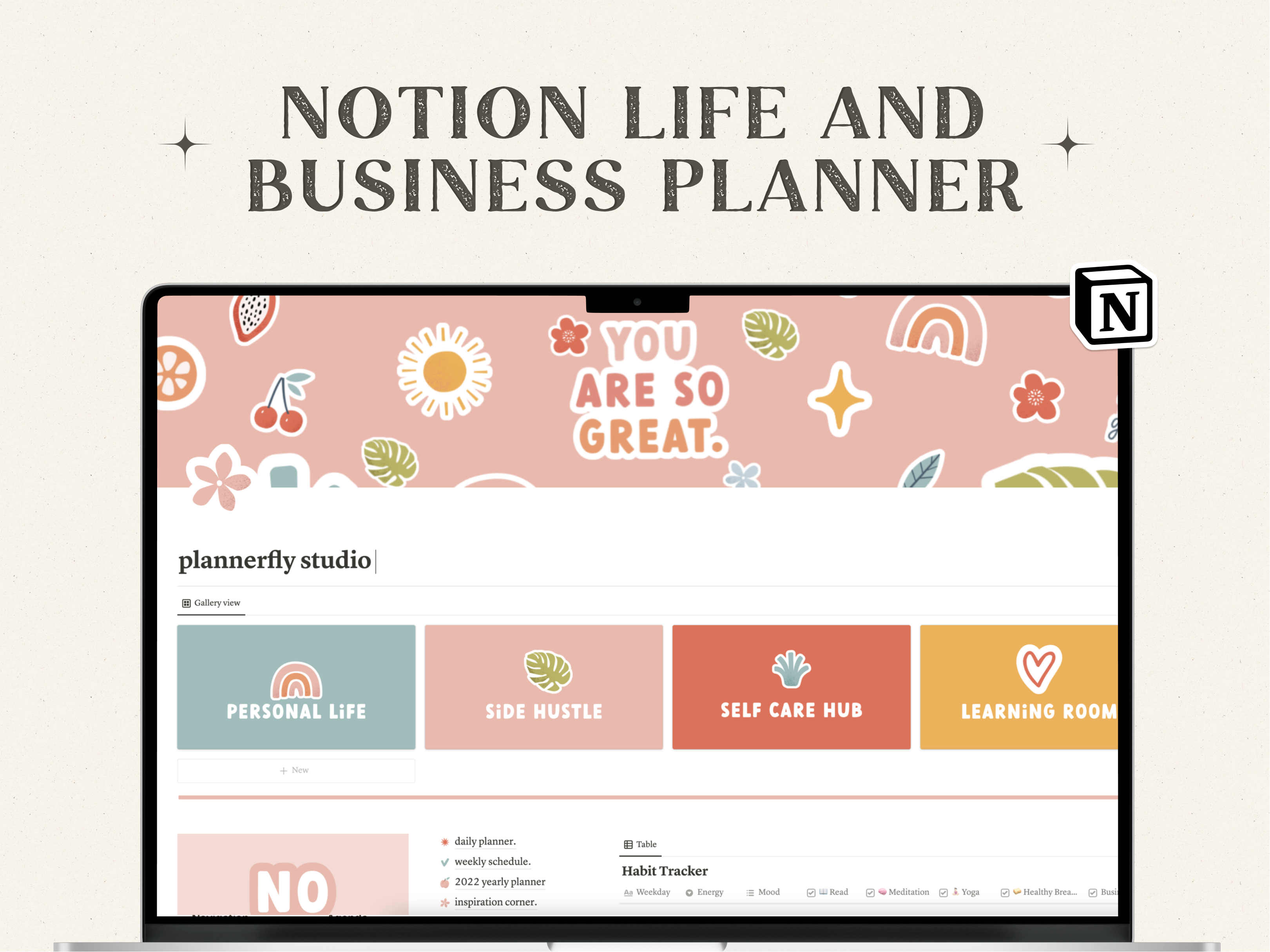 WEEKLY PLANNER  Notion Template