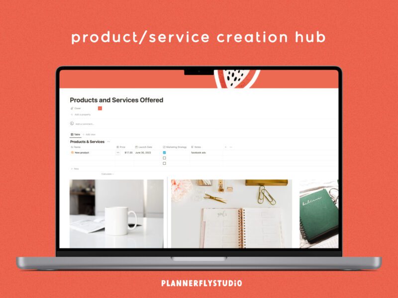 notion template business planner