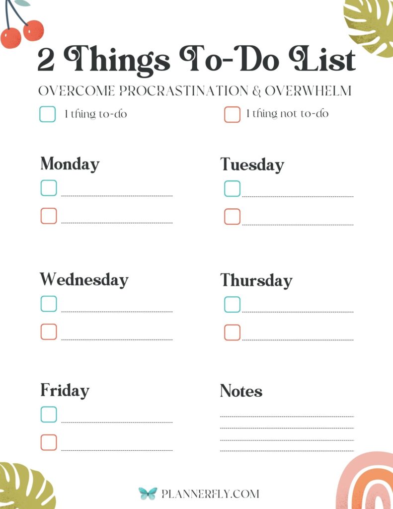 Feeling overwhelmed when you look at your to-do list? - Plannerfly