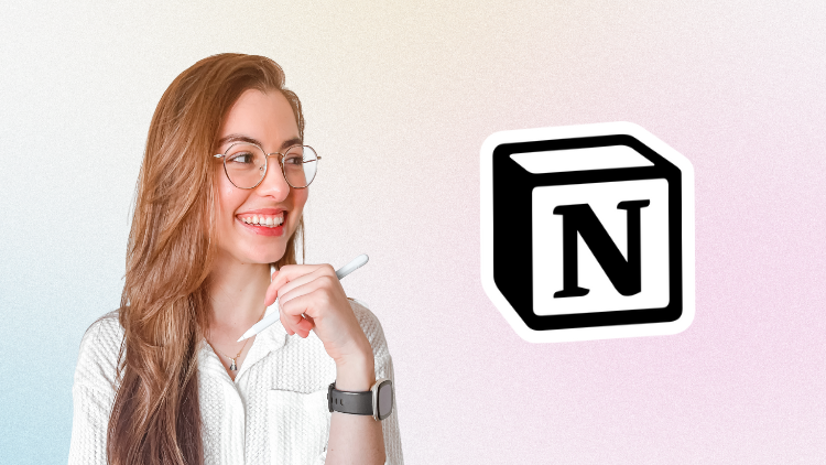 How to make your Notion Aesthetic & Increase Productivity

A girl with a Notion App logo on the right side.