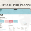 Notion Template PhD for Organising your Dissertation Thesis Project Notion PhD Planner with Dissertation Planner Notion Template for Student