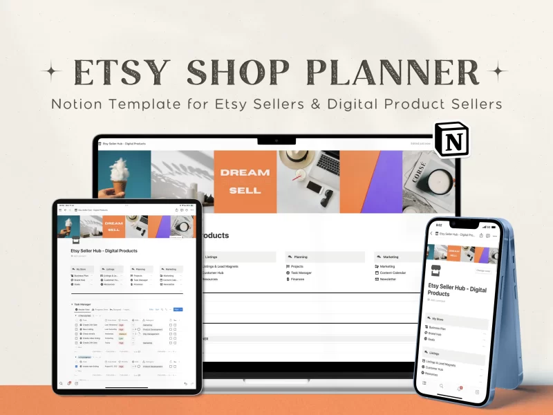 Notion Template  Shop Planner