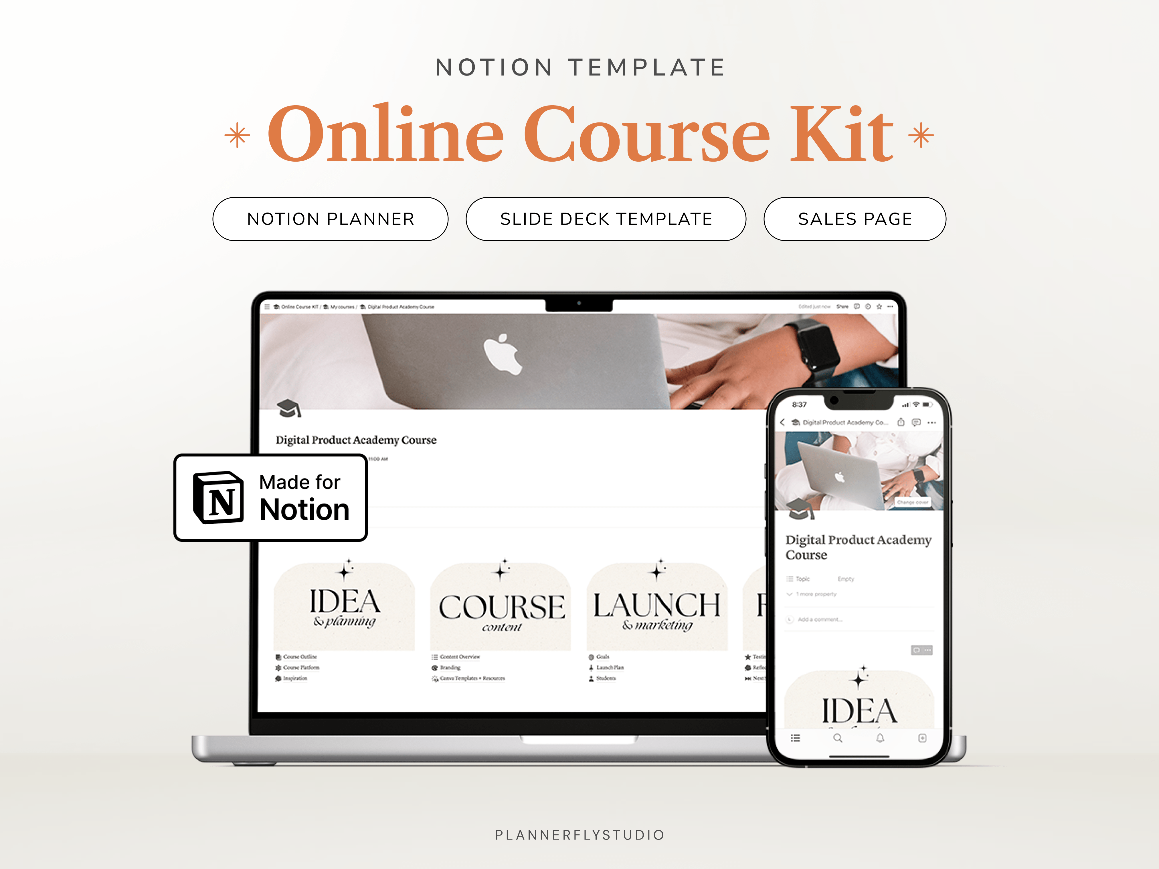 Notion Template Course Creator Bundle