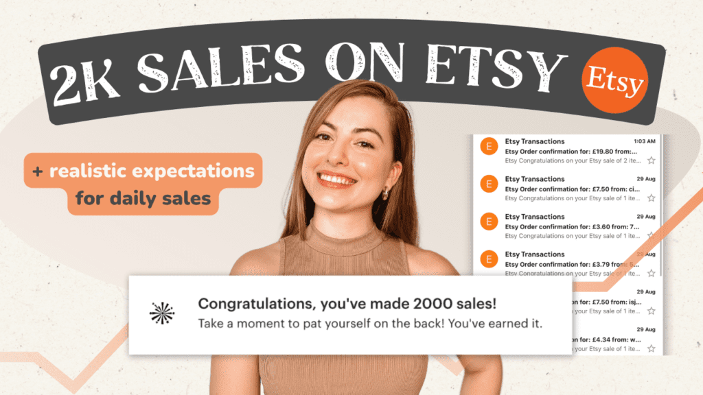 Etsy Sales Journey: From First Sale to Daily Consistent Sales