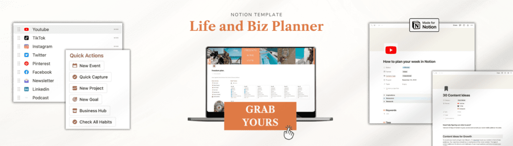 Content Batching Made Easy: The Garden Content System Explained - Notion Template life and business