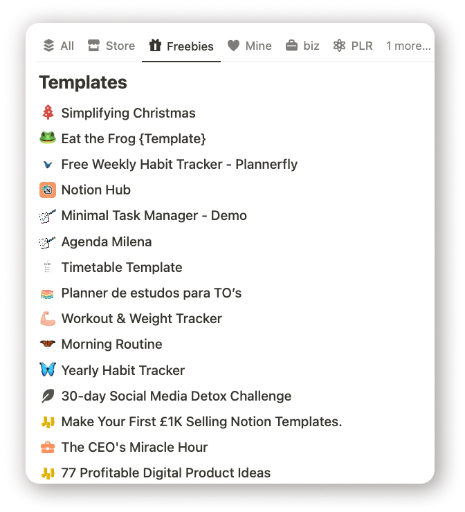 How I organise my Notion templates and digital products. Organizing Digital Products and Notion Templates